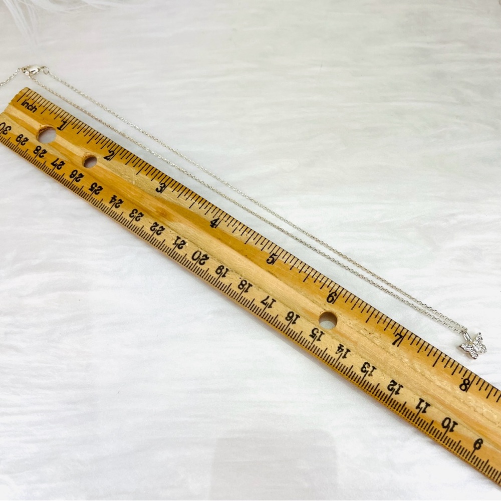 Beautiful Delicate, Silvertone Solid / Bling, But… - image 8